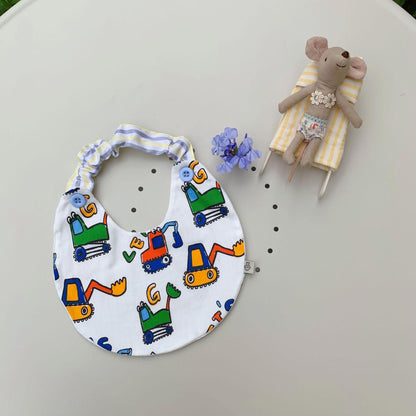 Removable Saliva Towel with Elastic Band for Newborn
