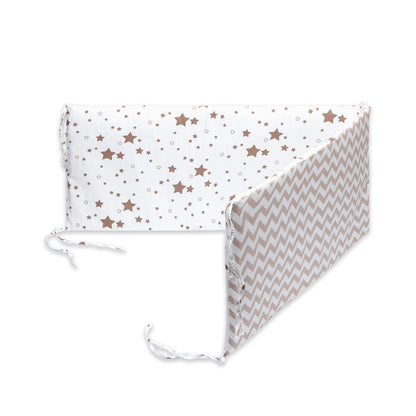 Thick One-Piece Crib Bumper Cushion for Baby Bed