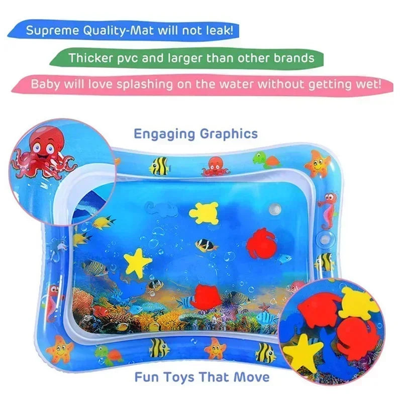 Ryanora Ocean Splash tummy mat