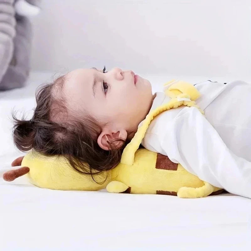 Baby Head Anti-fall Protector Pillow, Cartoon Breathable Safety Cushion for Toddler Learning Walking Back Head Protection
