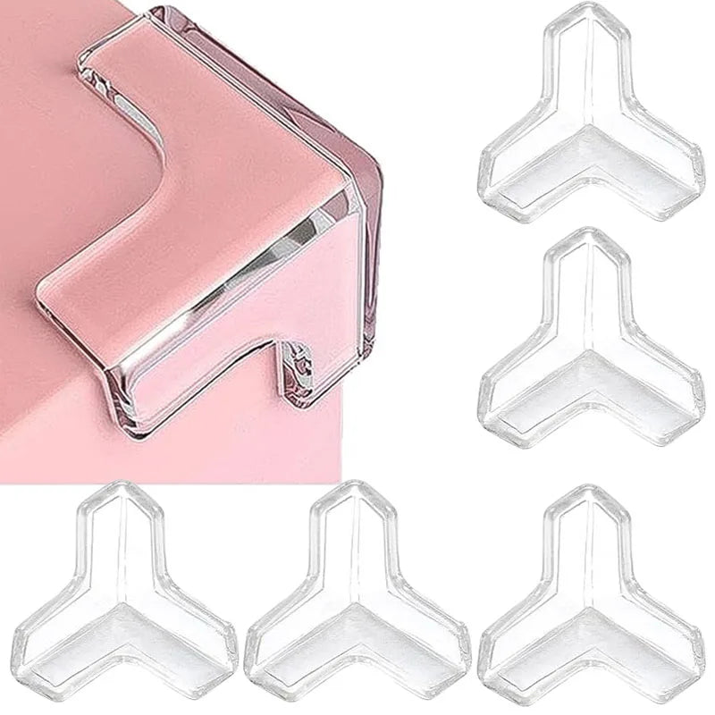 Baby Safety Silicone Kids Proofing Edge Protector Soft Transparent Children Anti Collision Table Corner Edge Protection Cover