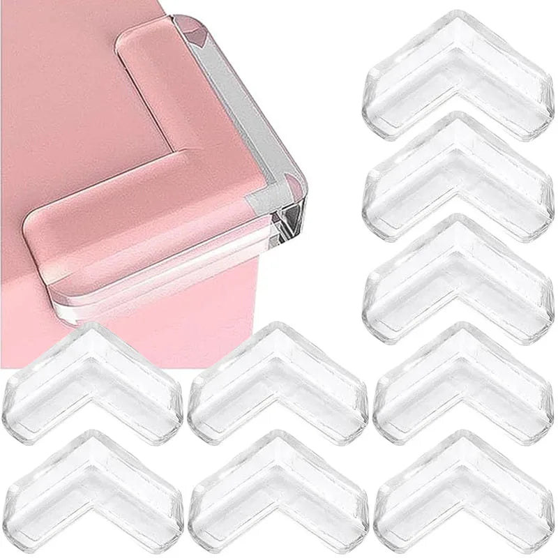 Baby Safety Silicone Kids Proofing Edge Protector Soft Transparent Children Anti Collision Table Corner Edge Protection Cover