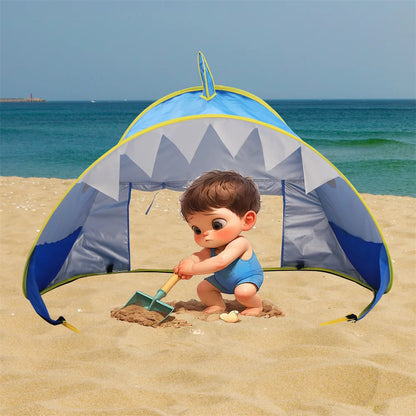 2 IN 1 UPF 50+ Baby beach tent  Waterproof Sun Shelter UV-protecting Sunshelter with Pool Kid Outdoor Sunshade Beach sunshelter