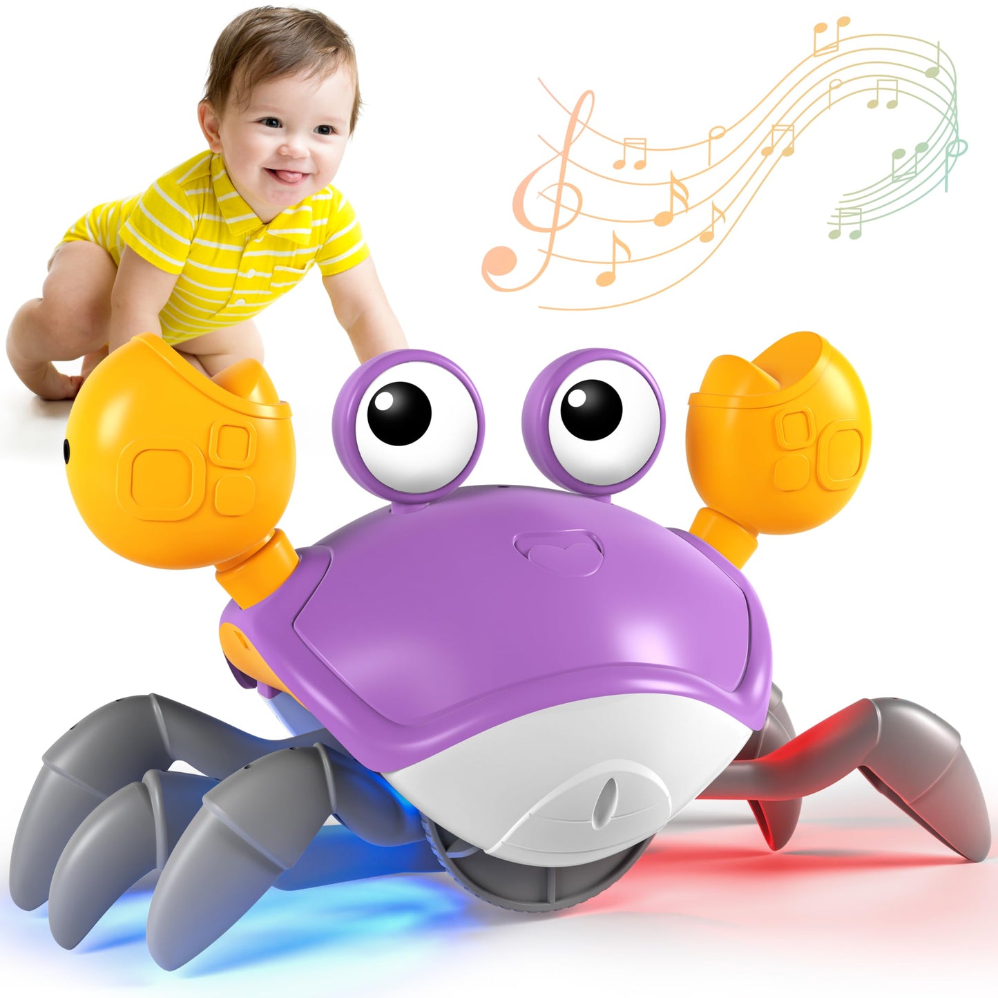 Musical Crawling Crab Toy
